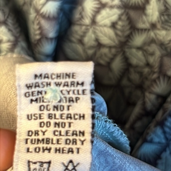 Straight Down Polo Shirt Mens Blue Grey Mixer Cocktail Happy Hour Performance XL - Picture 4 of 9